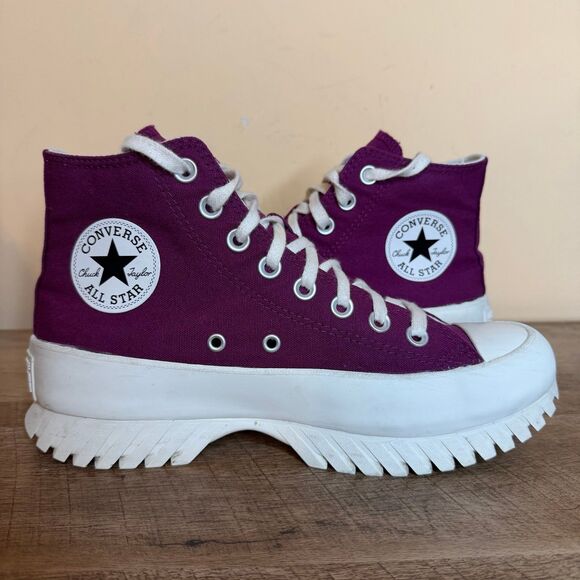 Converse Run Star Hike lugged 2.0 Sneakers A03701C mystic orchard Women’s 8.5 - Picture 2 of 8